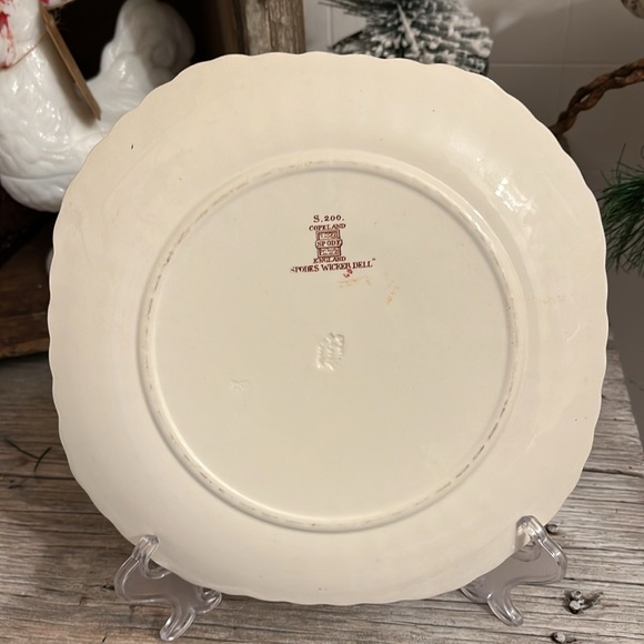 Vintage Copeland Spode “Wicker Dell” Salad Plate. Made in England - Picture 7 of 8